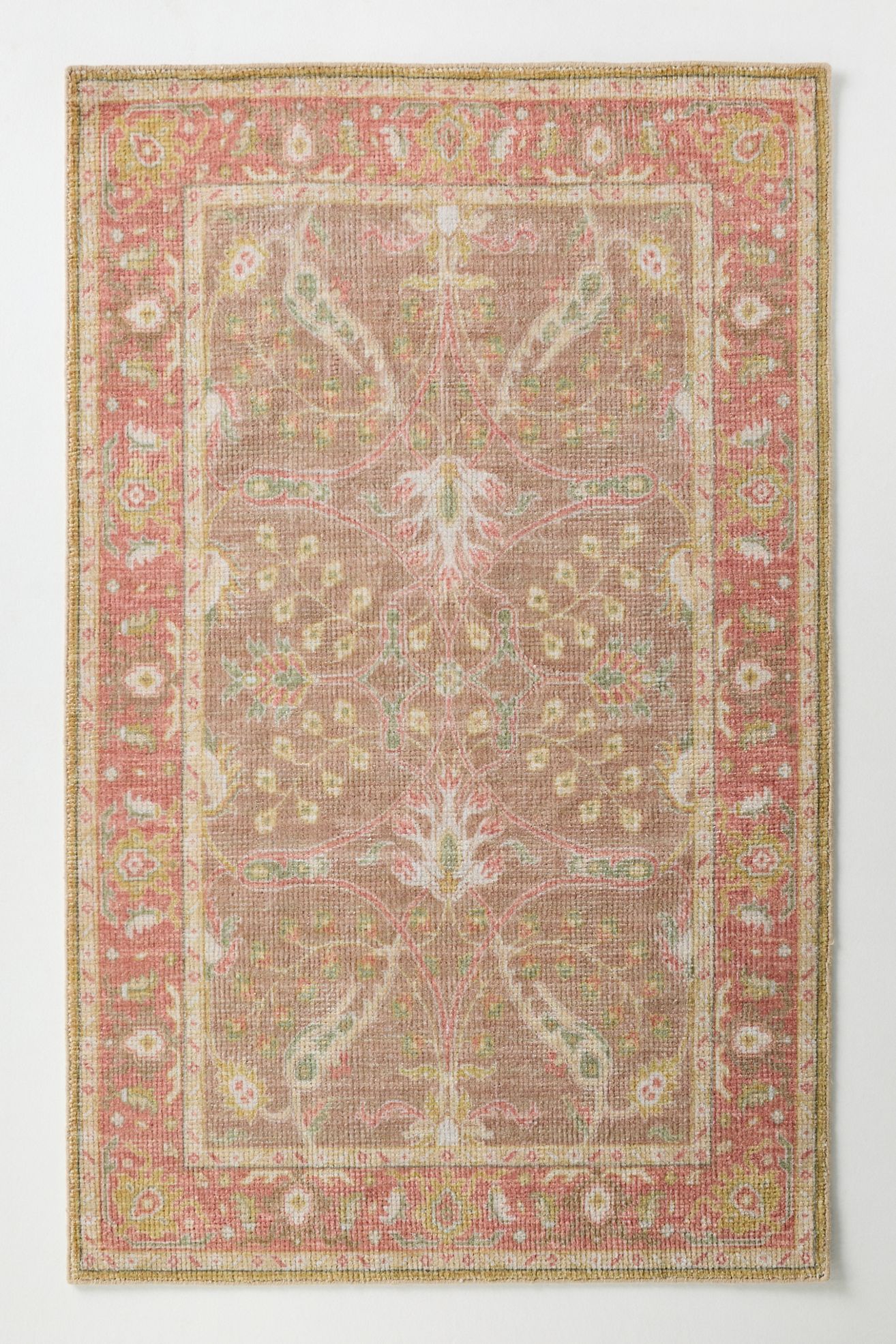 Kayden Easy-Care Persian-Inspired Rug - Brown, 3’ X 5’