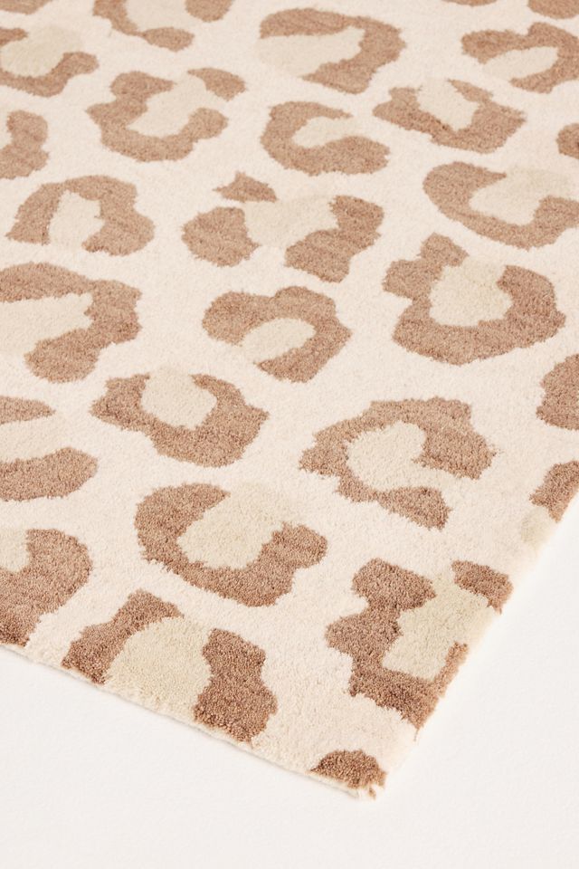 Tufted Wool Cheetah Rug #1