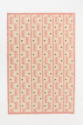 Handwoven Wool Scandi Geometric Rug