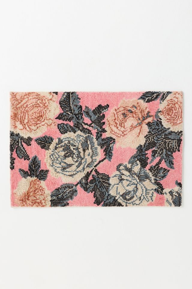 Larose Hand-Knotted Wool Floral Rug | AnthroHome