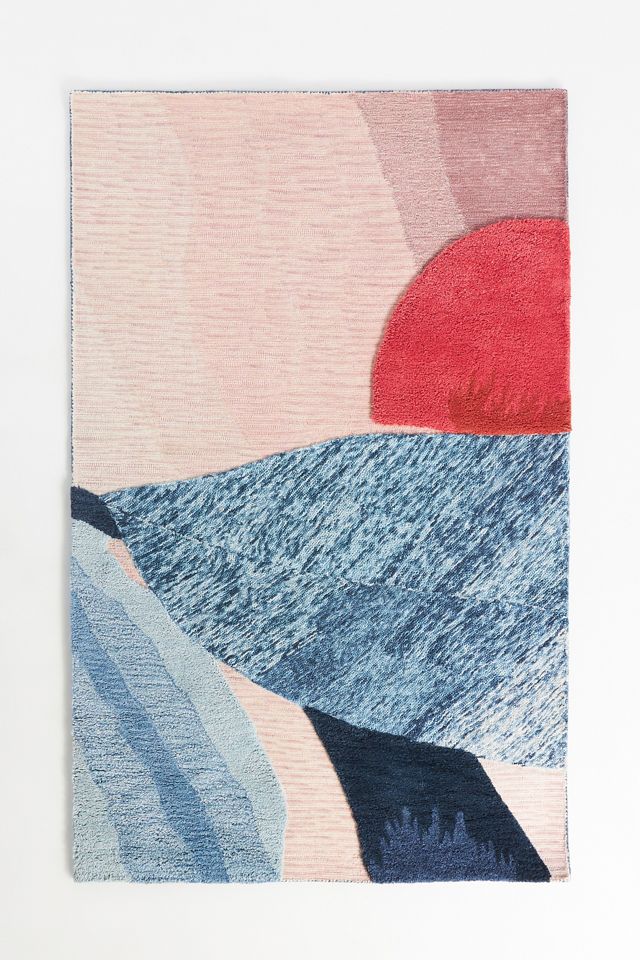 Tufted Phoenix Wool Rug | AnthroLiving