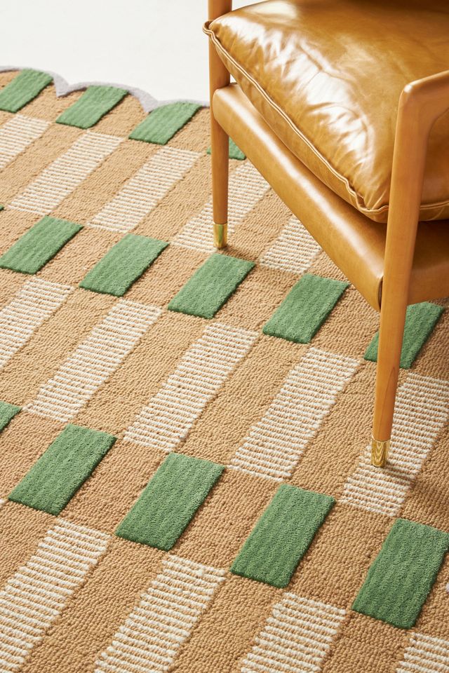 Matilda Goad & Co. Tufted Plaid Rug #1
