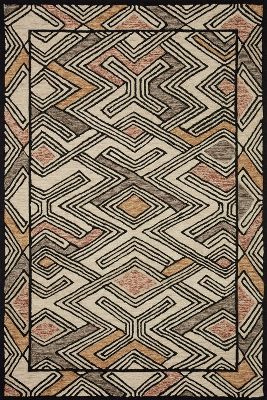 Anthropologie Hand-tufted Nala Geometric Wool Rug