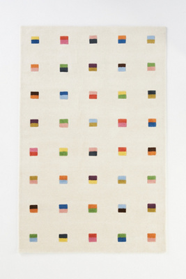 Anthropologie Hand-tufted Wool Form Rug