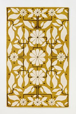 McKenzie Parrott Wool Tufted Fresh Petals Rug