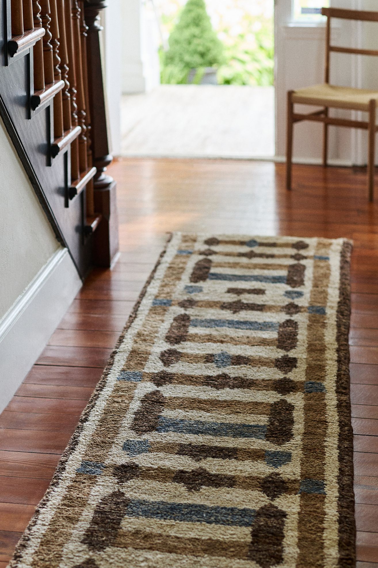 Jute Hand-Knotted Geometric Rug - Neutral, Standard, 3’ X 5’