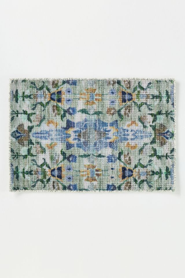 Ren Printed Easy-Care Floral Rug #2