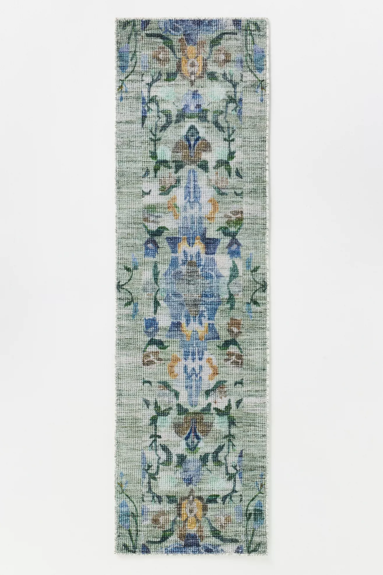Ren Printed Easy-Care Floral Rug - thumbnail 4