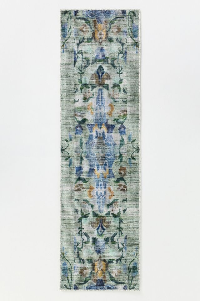 Ren Printed Easy-Care Floral Rug #3