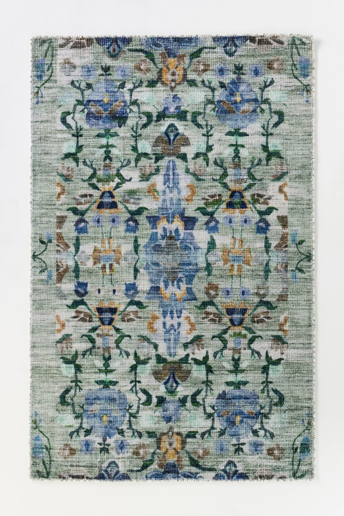 Ren Printed Easy-Care Floral Rug