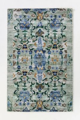 Ren Printed Easy-Care Floral Rug