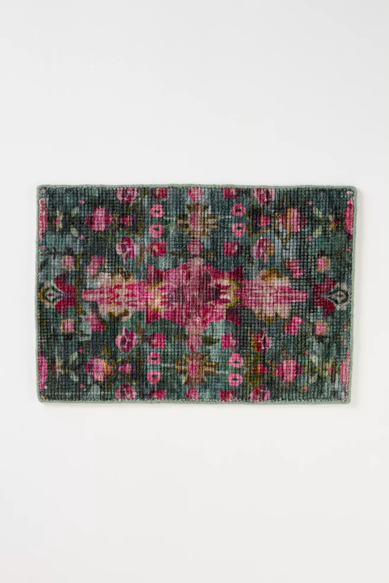 Ren Printed Easy-Care Floral Rug - thumbnail 7