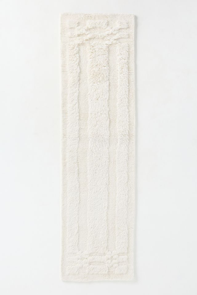 Florine Hand-Tufted Wool Shag Sculpted Rug #2