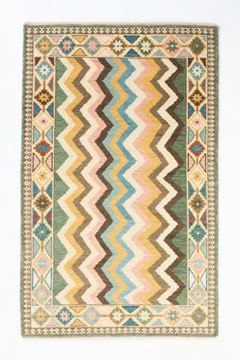 Hand-Knotted Nomad Rug
