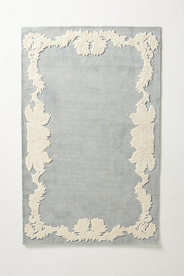 Hand-Tufted Alessia Floral Frame Rug