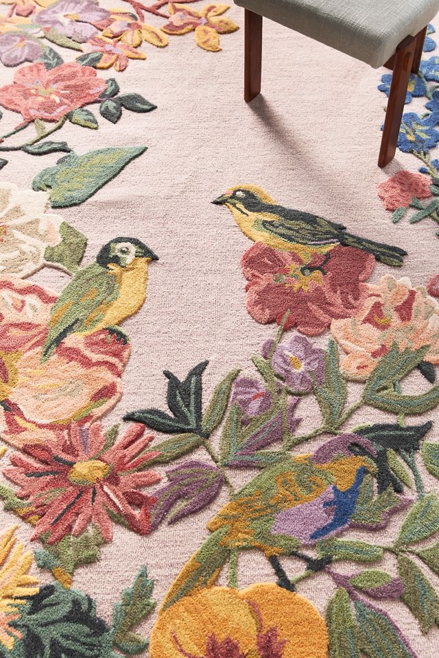 Nathalie Lete Tufted Wool Flower Rug #1