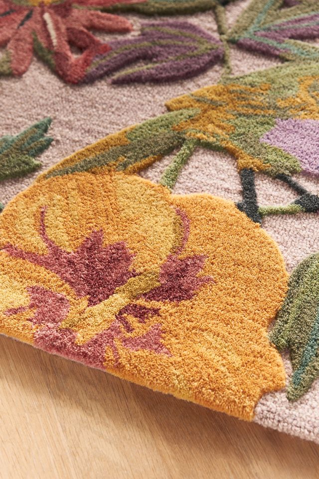 Nathalie Lete Tufted Wool Flower Rug #2