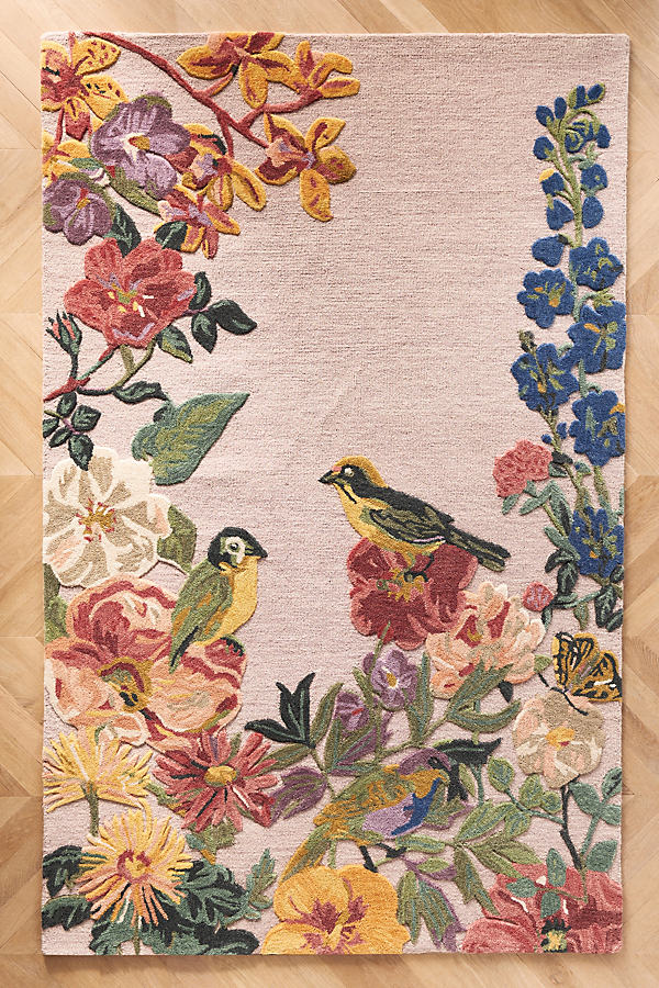 Nathalie Lete Hand-Tufted Floral Wool Rug