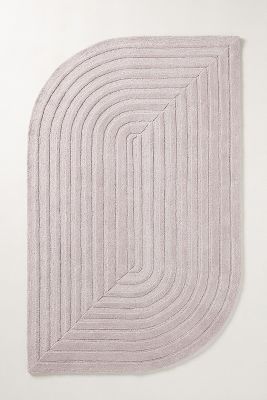 Found & Fable White & Black Chevron Shag Area Rug, 5x7, Sold by at Home