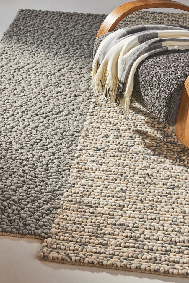 Chunky Felted Rug | Anthropologie