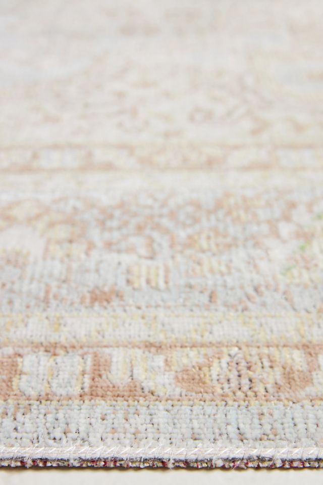 Serene Porcelain Blue 9'3" x 11'10" Stain-Resistant Synthetic Rug
