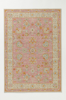Momeni Textured Anatolia Rug By  In Pink Size 9x12