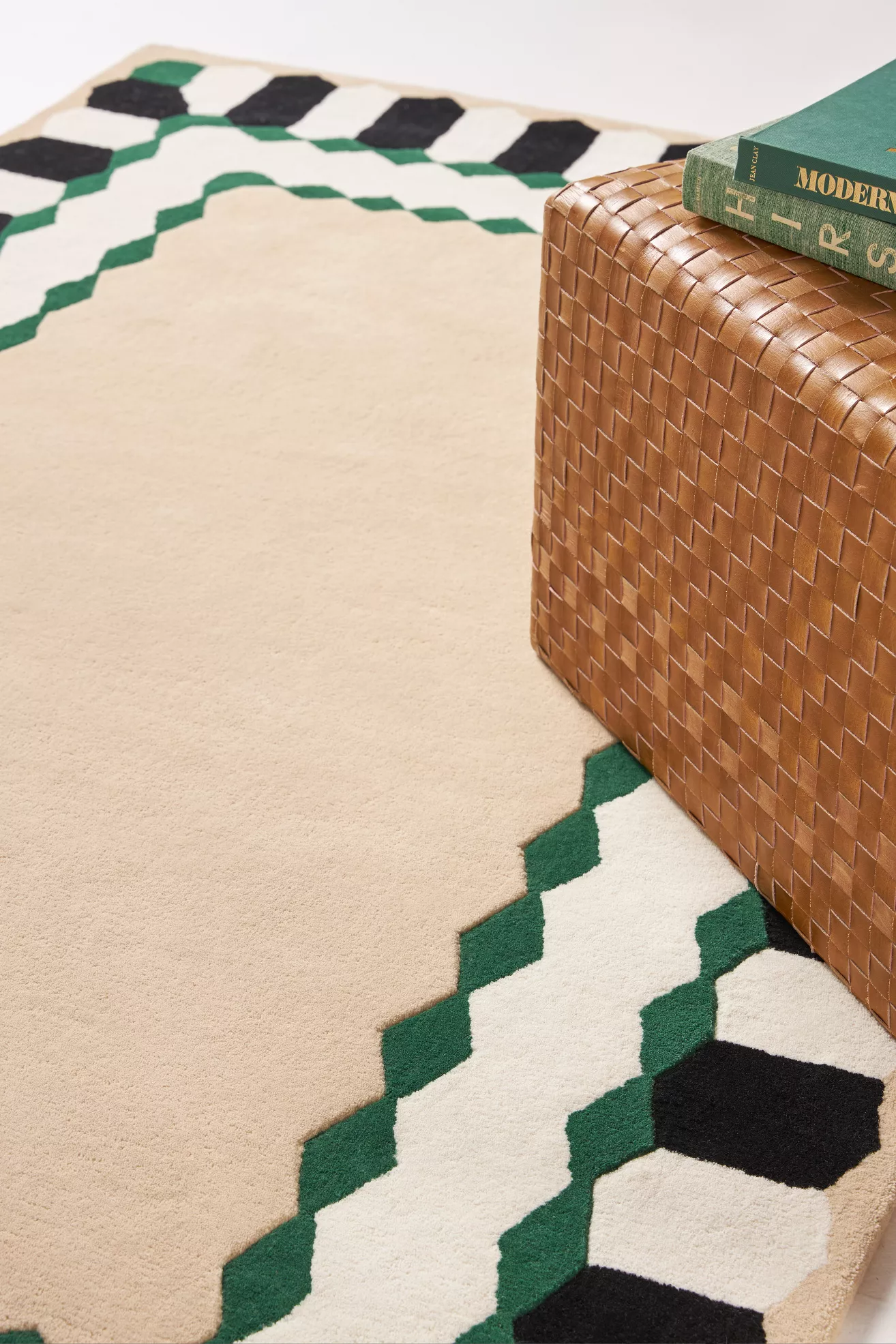 Hand-Tufted Ryleigh Black & White Rug | Anthropologie