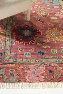 Perry Wool Hand-Knotted Persian-Inspired Rug - Thumbnail 3
