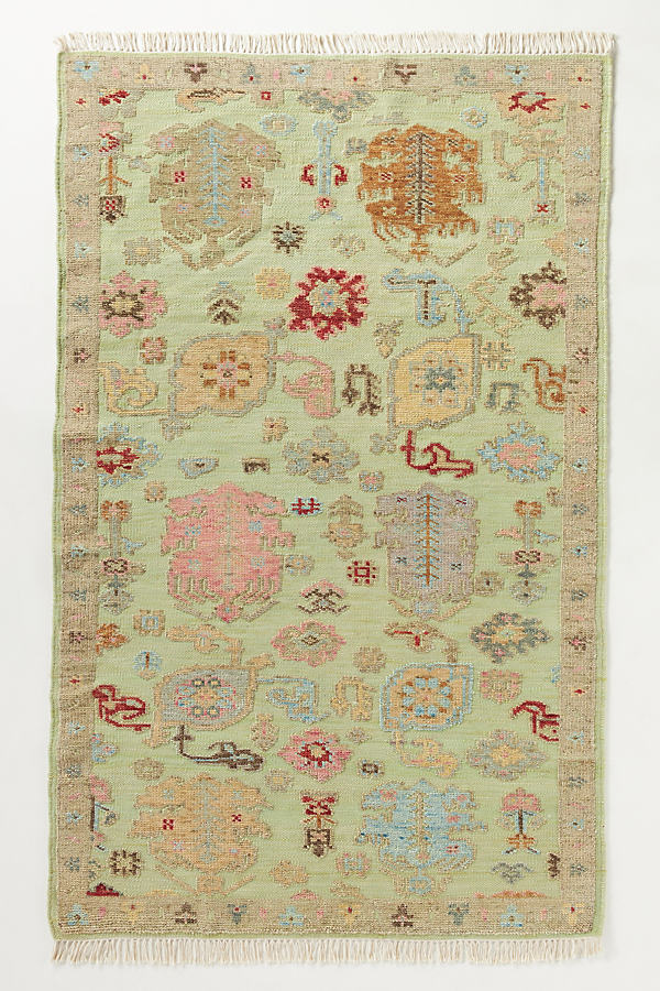 Anthropologie Hand-knotted Felicity Rug