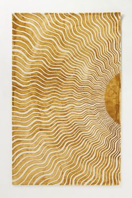 Ray Wool Tufted Sun Rug