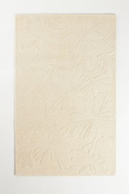 Hand-Tufted Sculpted Daisy Rug