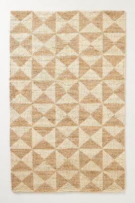 Anthropologie Flatwoven Jude Rug In Brown