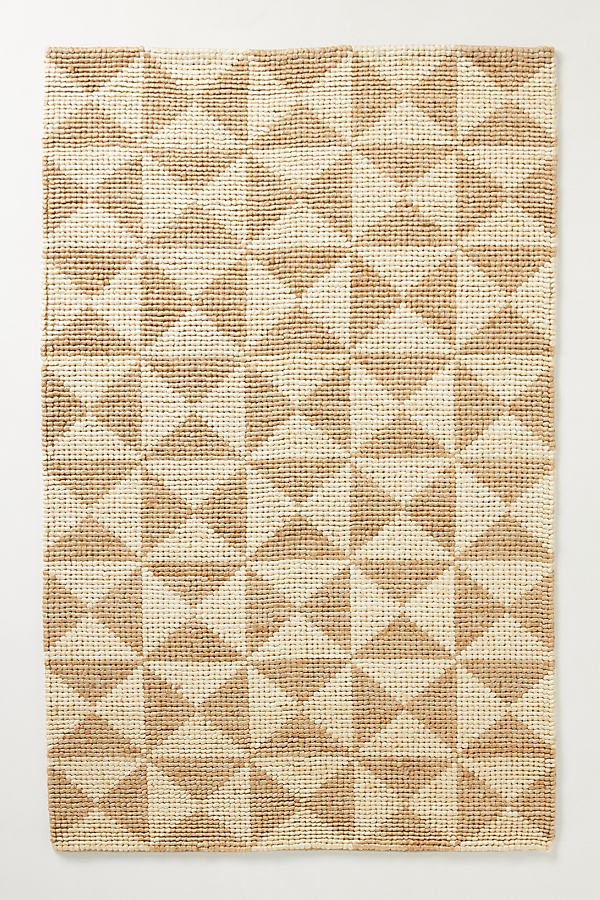 Anthropologie Flatwoven Jude Rug In Brown