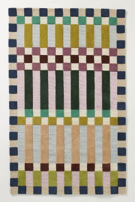 Anthropologie Hand-tufted Hoxton Rug In Multi