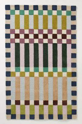 Anthropologie Hand-tufted Hoxton Rug In Multi