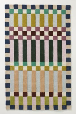 Hoxton Wool Tufted Checkered Rug