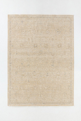 Anthropologie Hand-knotted Once Upon A Time Rug In Neutral