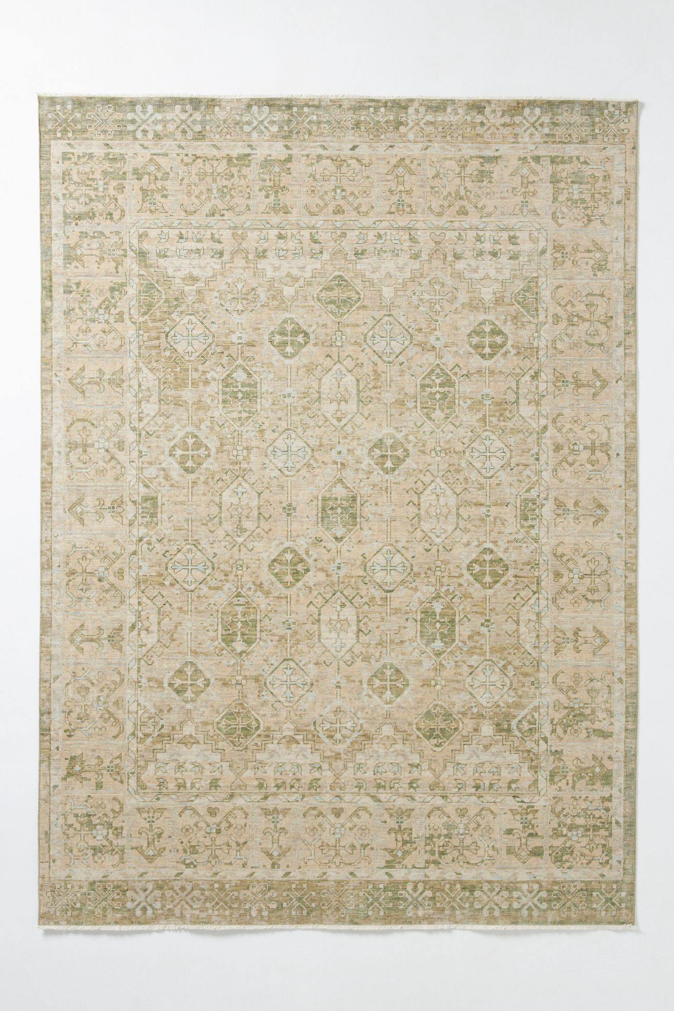 Hand-Knotted Once Upon a Time Rug - Neutral, 2'11" x 9'10"
