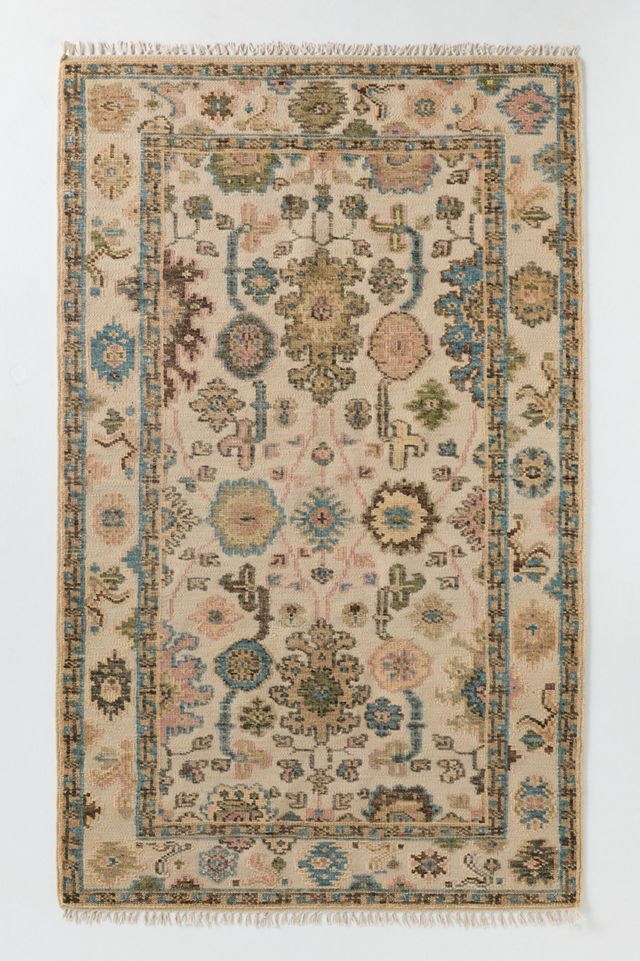 Naomi Hand-Knotted Wool Persian-Inspired Rug #4