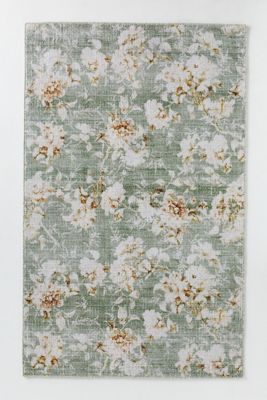 Frida Easy Care Printed Floral Rug