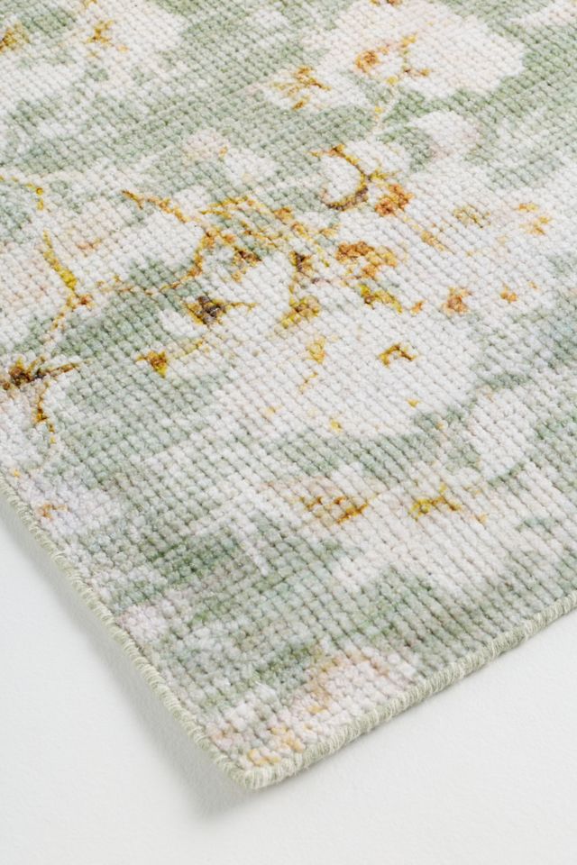 Frida Easy Care Printed Floral Rug #1