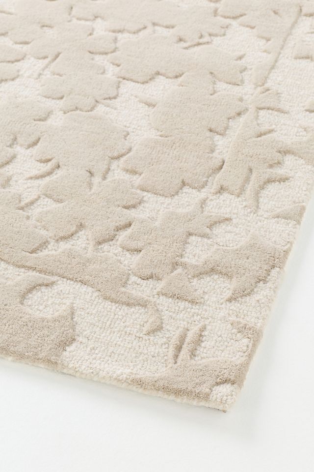 Hand Tufted 100% Wool Clover Rug #1