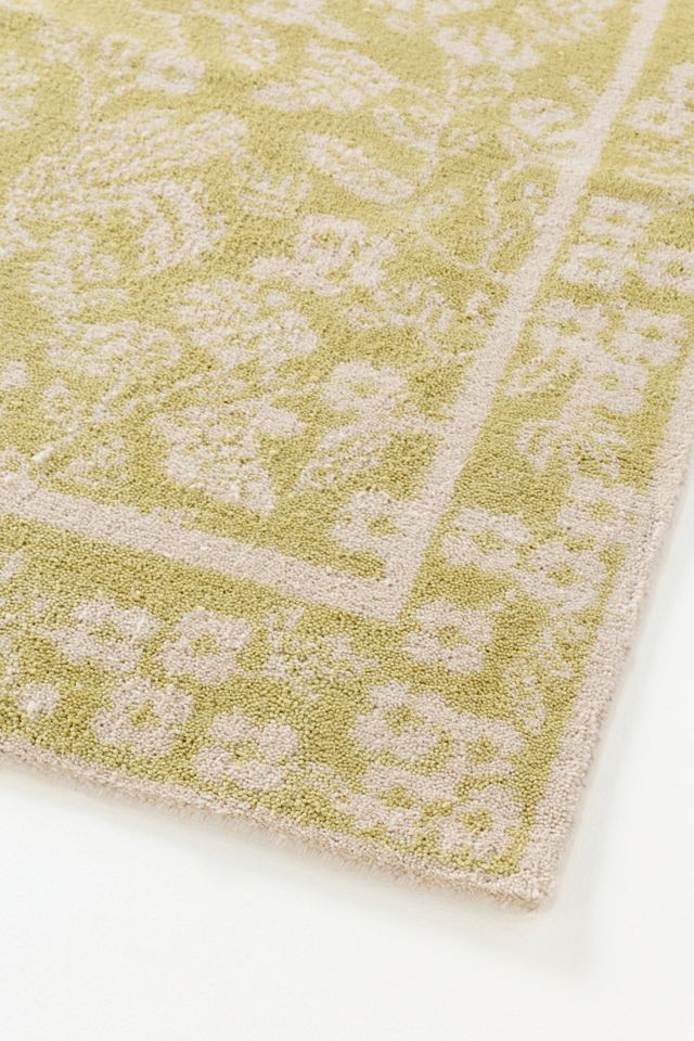 Francine Hand-Knotted Wool Floral Rug #1