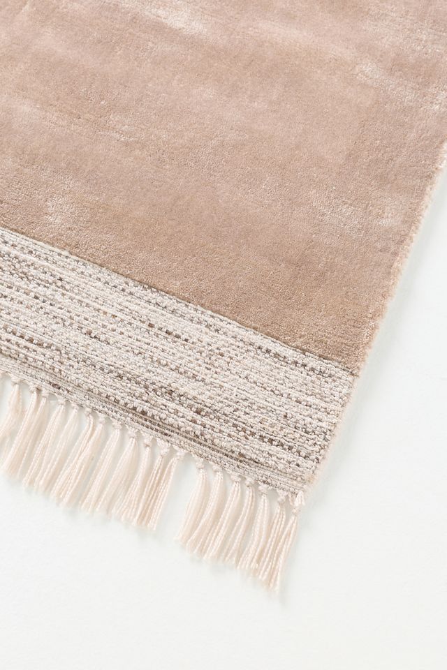 Corby Easy Care Fringed Rug #1