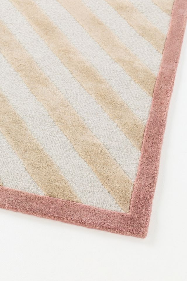 Elodie Hand Tufted Wool Blend Striped Rug #1