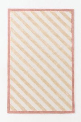 Elodie Hand Tufted Wool Blend Striped Rug