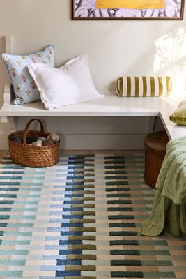 Acer Hand Tufted 100% Wool Geometric Rug
