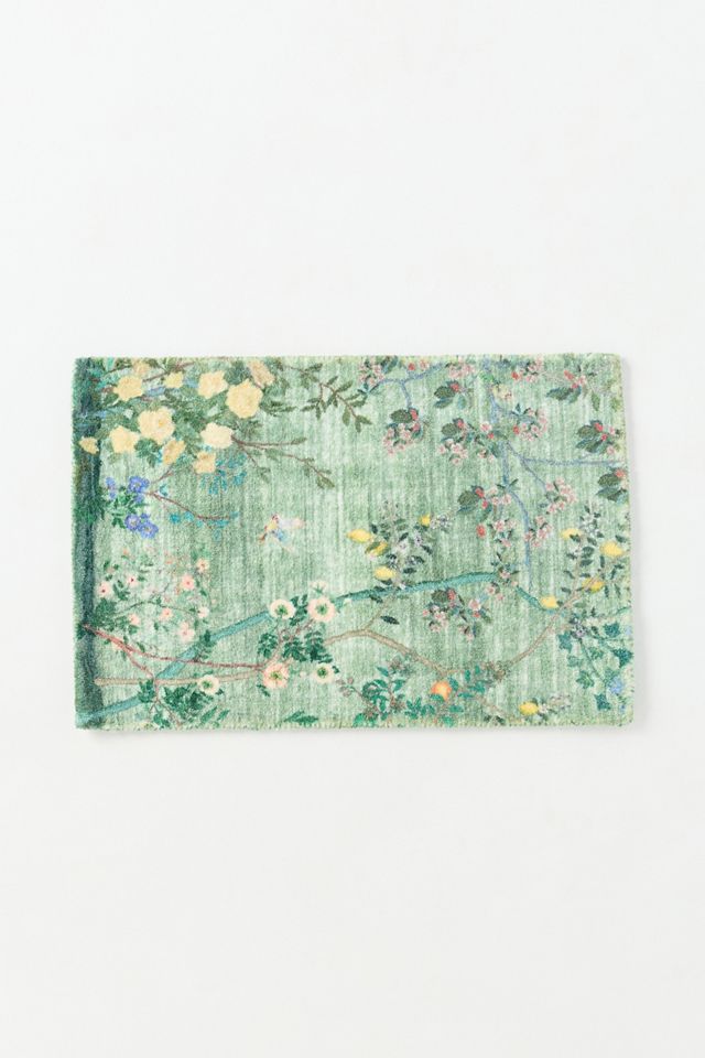 Wynnie Tufted Printed Floral Rug | AnthroHome