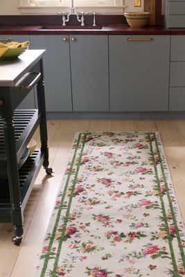 Camille Easy-Care Printed Floral Rug