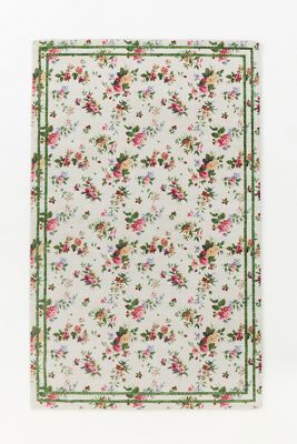 Camille Easy-Care Printed Floral Rug